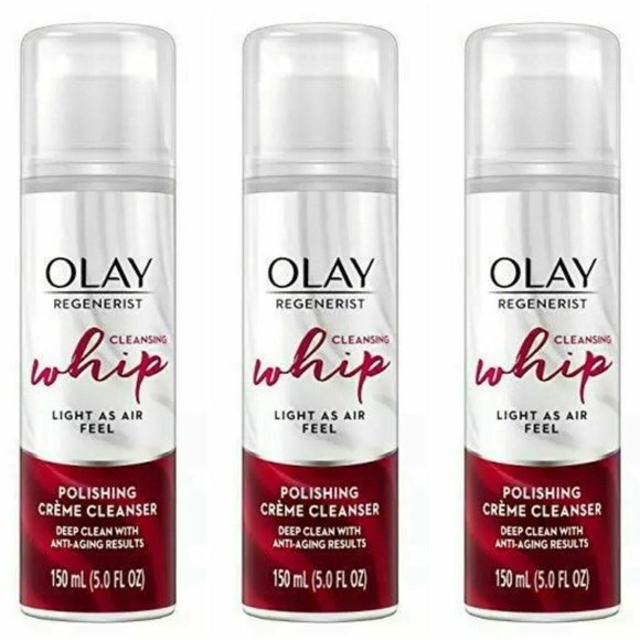 3x Olay Regenerist Cleansing Whip Polishing Creme - Picture 1 of 7